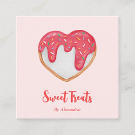 Cartão De Visita Quadrado Chef de cozinha cozinheira personalizada de chic