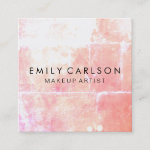 Cartão De Visita Quadrado Chic Grunge