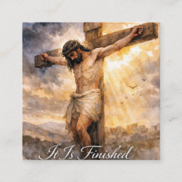 Cartão De Visita Quadrado Christian Salvation Tract Cards