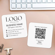 Código QR de Logo Personalizado Moderno Minimalist