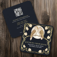 Código QR de Reabilitação de Aves Raptores Art Nou