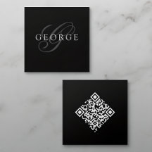 Código QR Monograma Minimalista