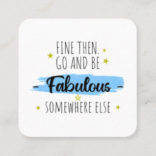 Cartão De Visita Quadrado Colega Saindo, Saindo Farewell Gift