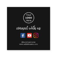 Conecte-se conosco | Código QR das mídias sociais 