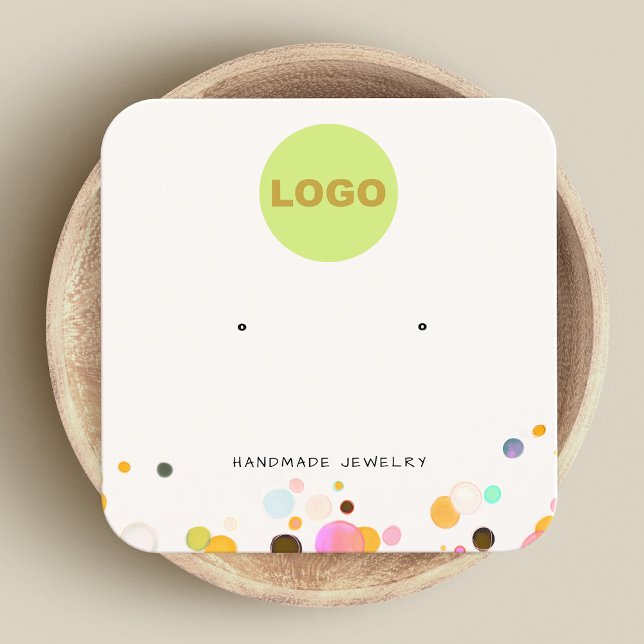 Cartão De Visita Quadrado Confetti de Crianças Bonitas Estudou Praça do Ouri (Criador carregado)