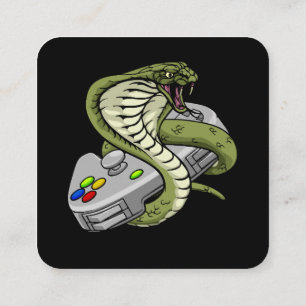 Cartão De Visita Quadrado Confie Em Mim Sou Um Jogador