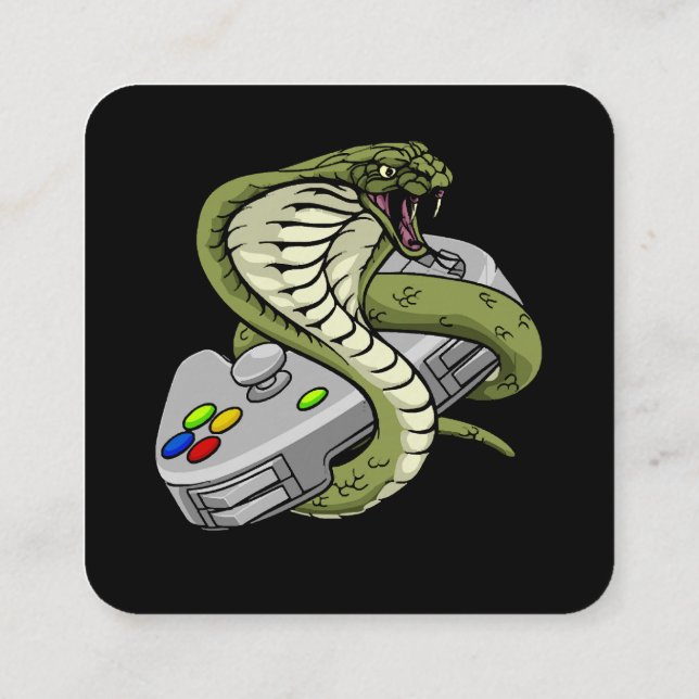 Cartão De Visita Quadrado Confie Em Mim Sou Um Jogador (Verso)