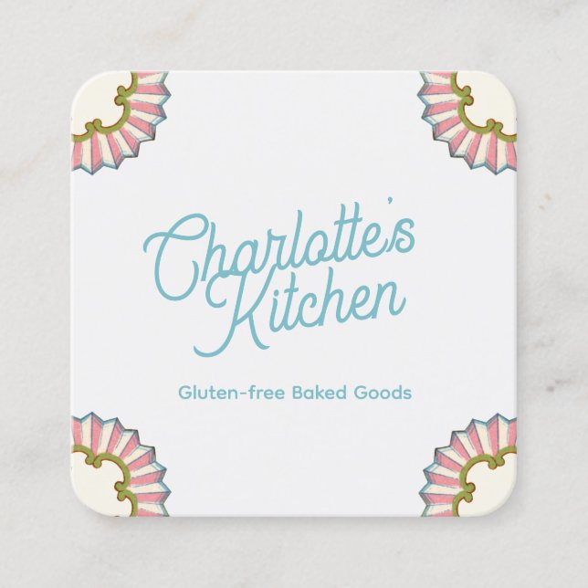 Cartão De Visita Quadrado Cotor (Frente)