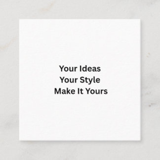 Cartão De Visita Quadrado Create Your Own 2.5" x 2.5" Matte Business Cards