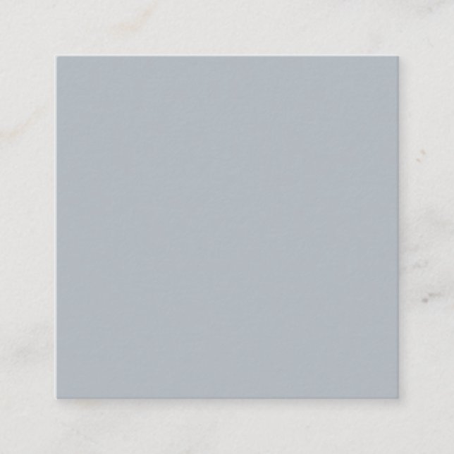 Cartão De Visita Quadrado Create Your Own Ash Custom personalized  (Frente)