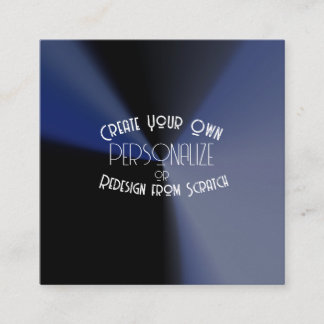 Cartão De Visita Quadrado Crie o seu próprio personalizado