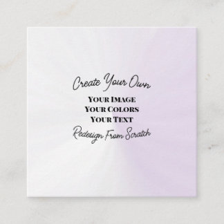 Cartão De Visita Quadrado Crie seu