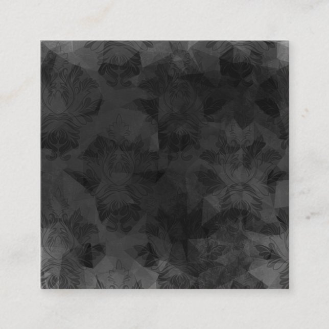 Cartão De Visita Quadrado Crie seu próprio personalizado (Frente)