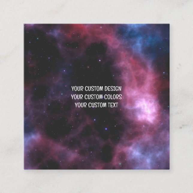 Cartão De Visita Quadrado Crie seu próprio personalizado (Frente)