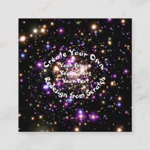 Cartão De Visita Quadrado Crie seu próprio personalizado