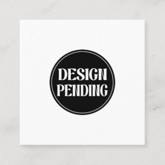 Cartão De Visita Quadrado Custom-made, artistic, elegant