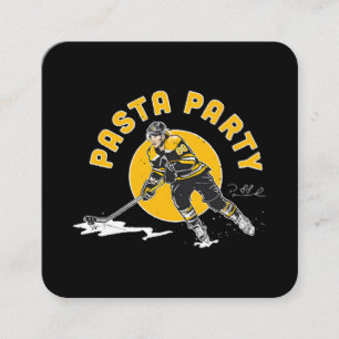 Cartão De Visita Quadrado David Pastrnak