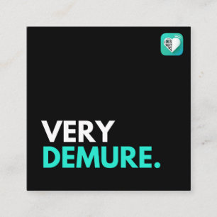 CARTÃO DE VISITA QUADRADO DEMURA