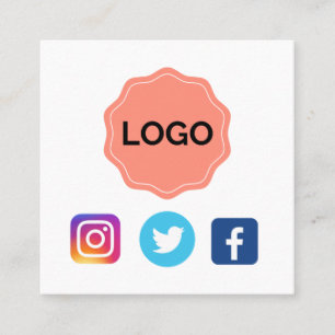 Cartão De Visita Quadrado Design