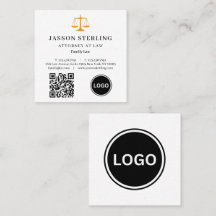 Design de Advogado Preto e Branco
