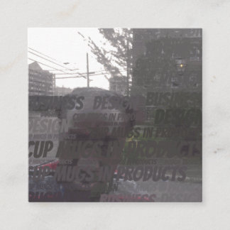 Cartão De Visita Quadrado design de produto