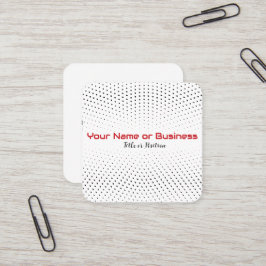 Cartão De Visita Quadrado Design moderno