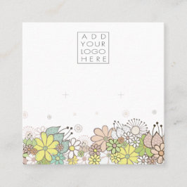 Cartão De Visita Quadrado Earrings Backing Cards Add Your Own Logo