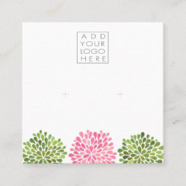 Cartão De Visita Quadrado Earrings Backing Cards Add Your Own Logo