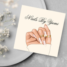 Elegante Girly Nail Salon Nail Technicure