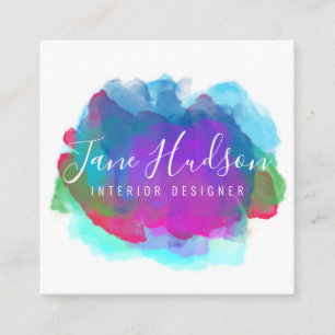 Cartão De Visita Quadrado Elegante Ouro Preto Minimalista Editável 2.5x2.5 S