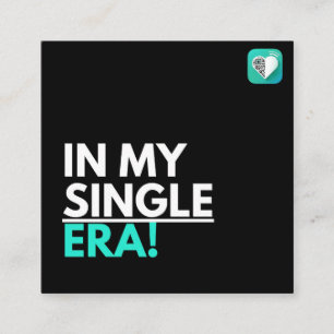 CARTÃO DE VISITA QUADRADO ERA SOLTEIRO