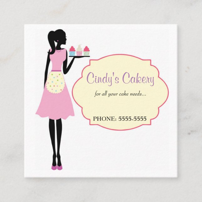 Cartão De Visita Quadrado Esquadre, 2,5" x 2,5", resíduo metálico padrão (Frente)