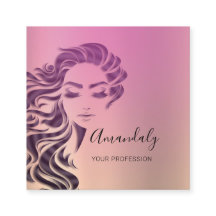 Eyelashes Profissionais Cabelo Salão Violeta Rosa