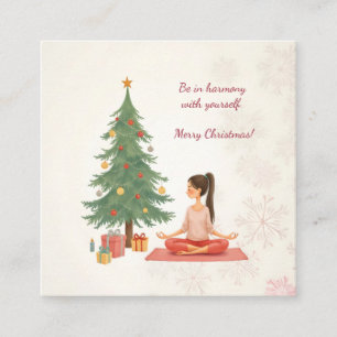 Cartão De Visita Quadrado Feliz Natal!