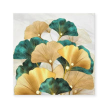 Folhas de ginkgo Douradas