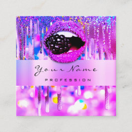 Cartão De Visita Quadrado Fruta de Drivers do logotipo de ativação profissio