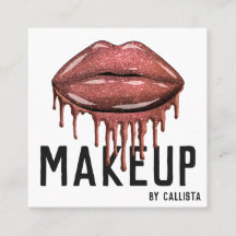 Glamorous Sparkly Rosa Glitter Drivers Lábios Make