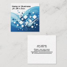 Cartão De Visita Quadrado Gráficos modernos para empresas