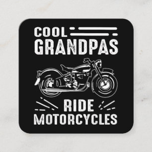 Cartão De Visita Quadrado Grand Padre Biker