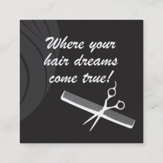 Cartão De Visita Quadrado Gregory Tomos Salon