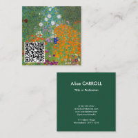 Gustav Klimt - Jardim Flor - Código QR