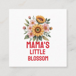 Cartão De Visita Quadrado Holiday Postcard