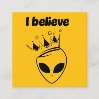 Cartão De Visita Quadrado I believe