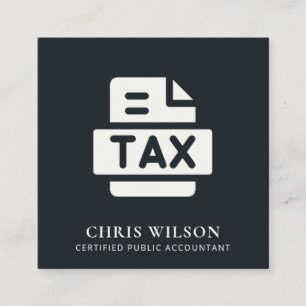 CARTÃO DE VISITA QUADRADO ÍCONE DE PREPARAÇÃO DO AGENTE DE DEVOLUÇÃO DO