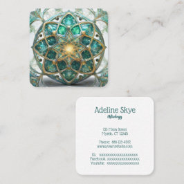 Cartão De Visita Quadrado Imagem mística