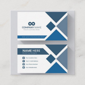 Cartão De Visita Quadrado Important Business cards used in office school big