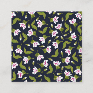 Cartão De Visita Quadrado Impressão de roupas de mulheres