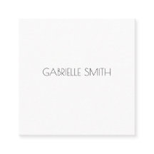 Informações de NOME Moderno Minimalista Branco Pre