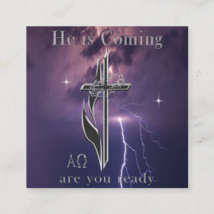 Cartão De Visita Quadrado John 3:16