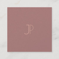 Letra Inicial Moderna Monogramada Luxo Elegante
